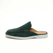 Vento - Men's open-back suede loafers