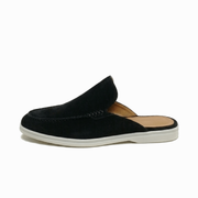 Vento - Men's open-back suede loafers
