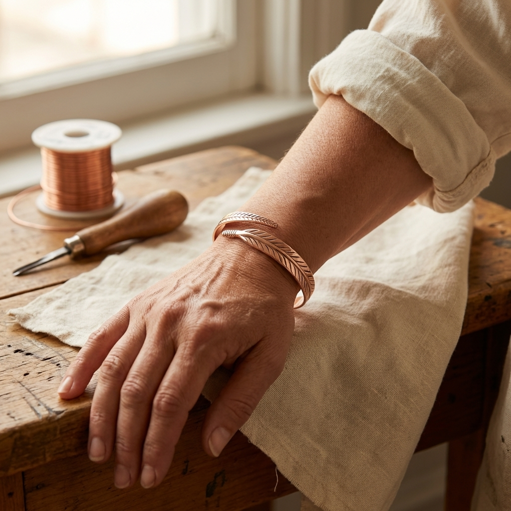 Bracciale in rame Root di Greta