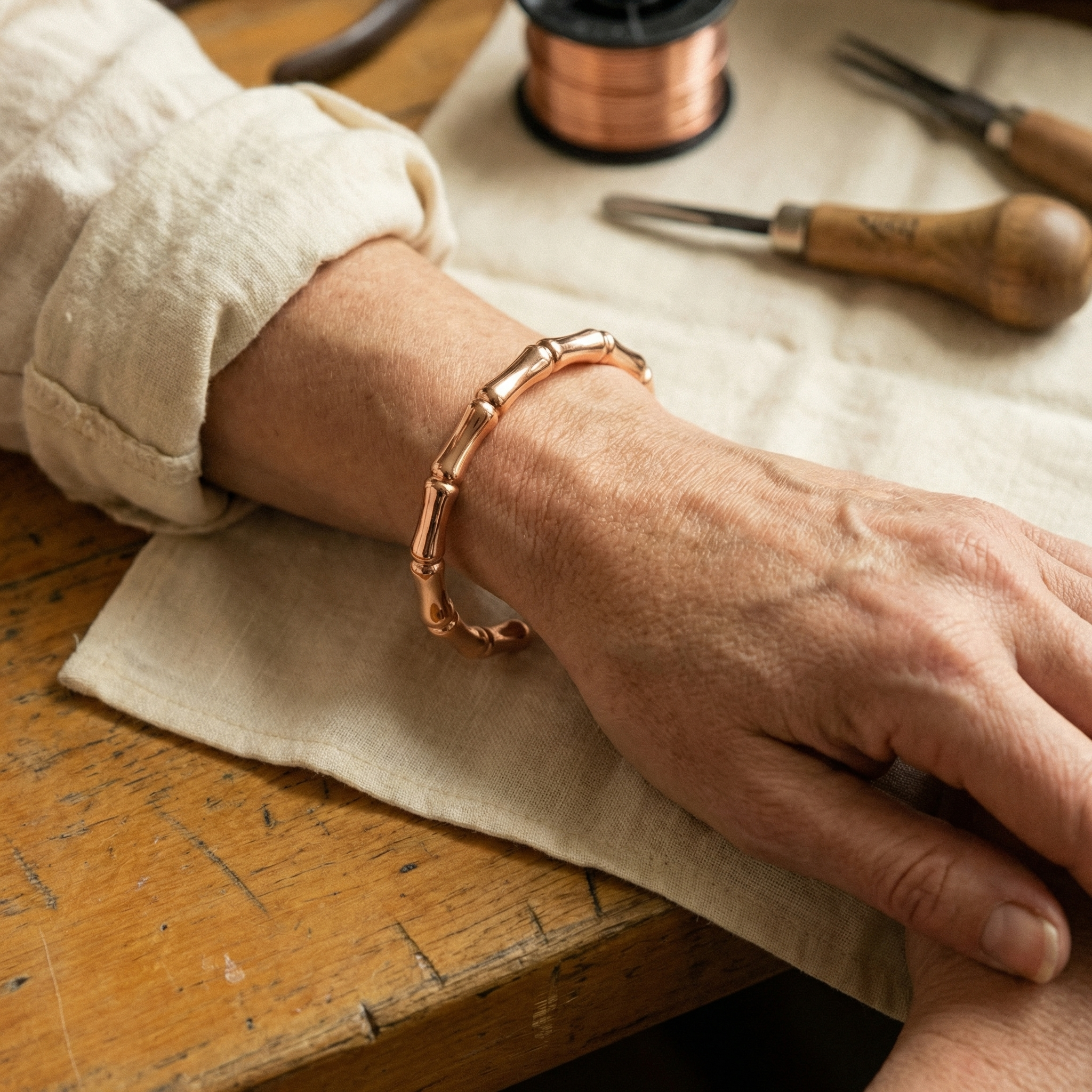 Bracciale in rame Grove di Greta