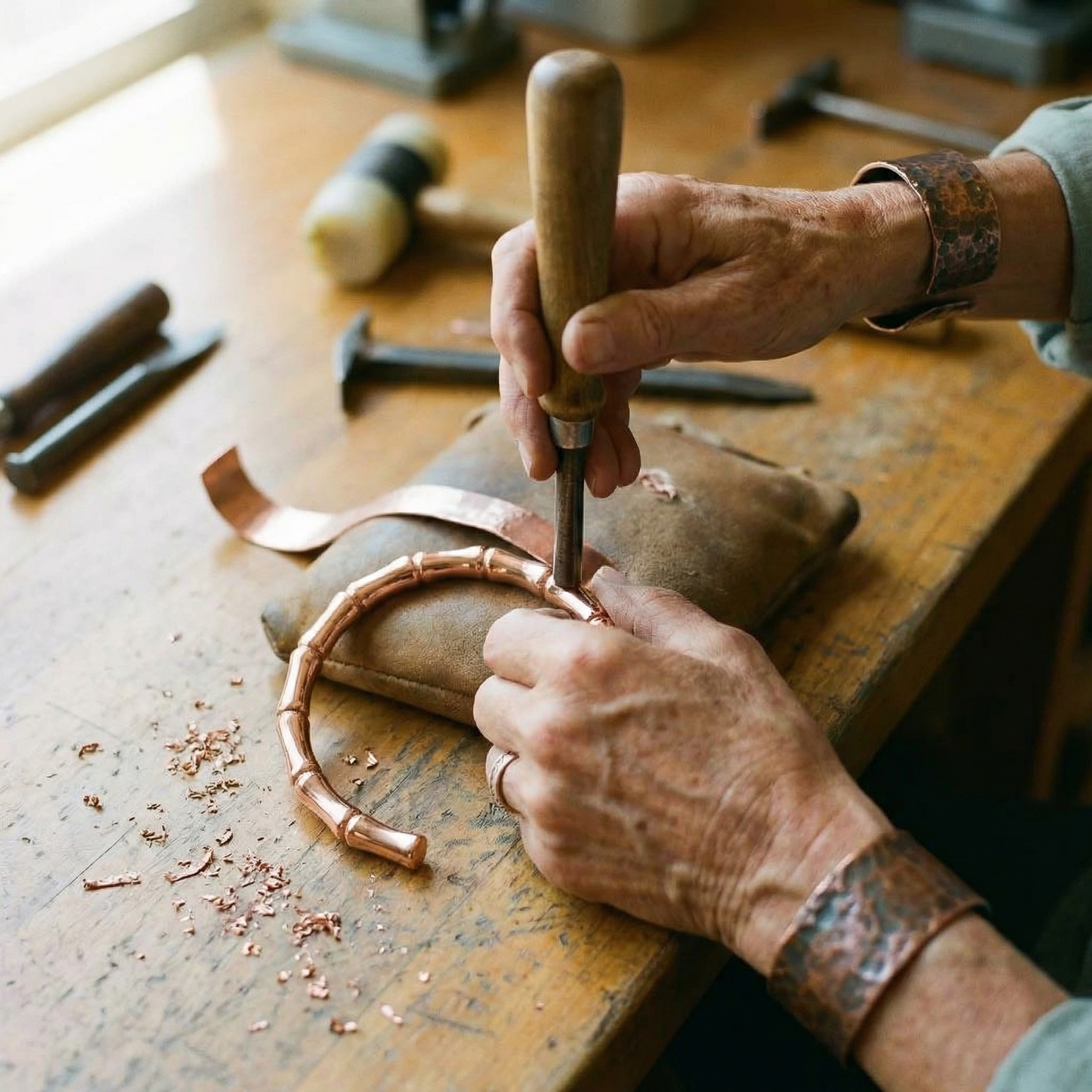 Bracciale in rame Grove di Greta