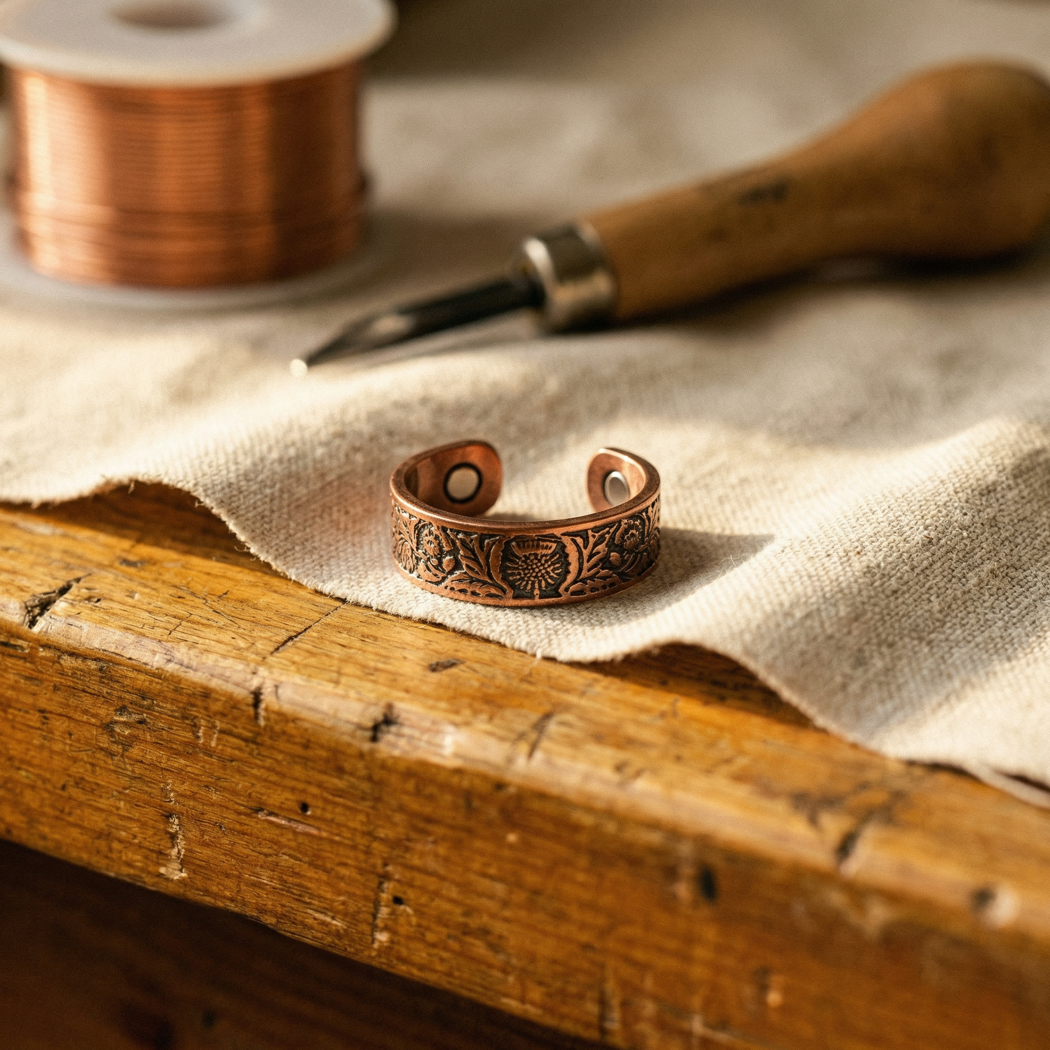 Anello in rame Bole di Greta