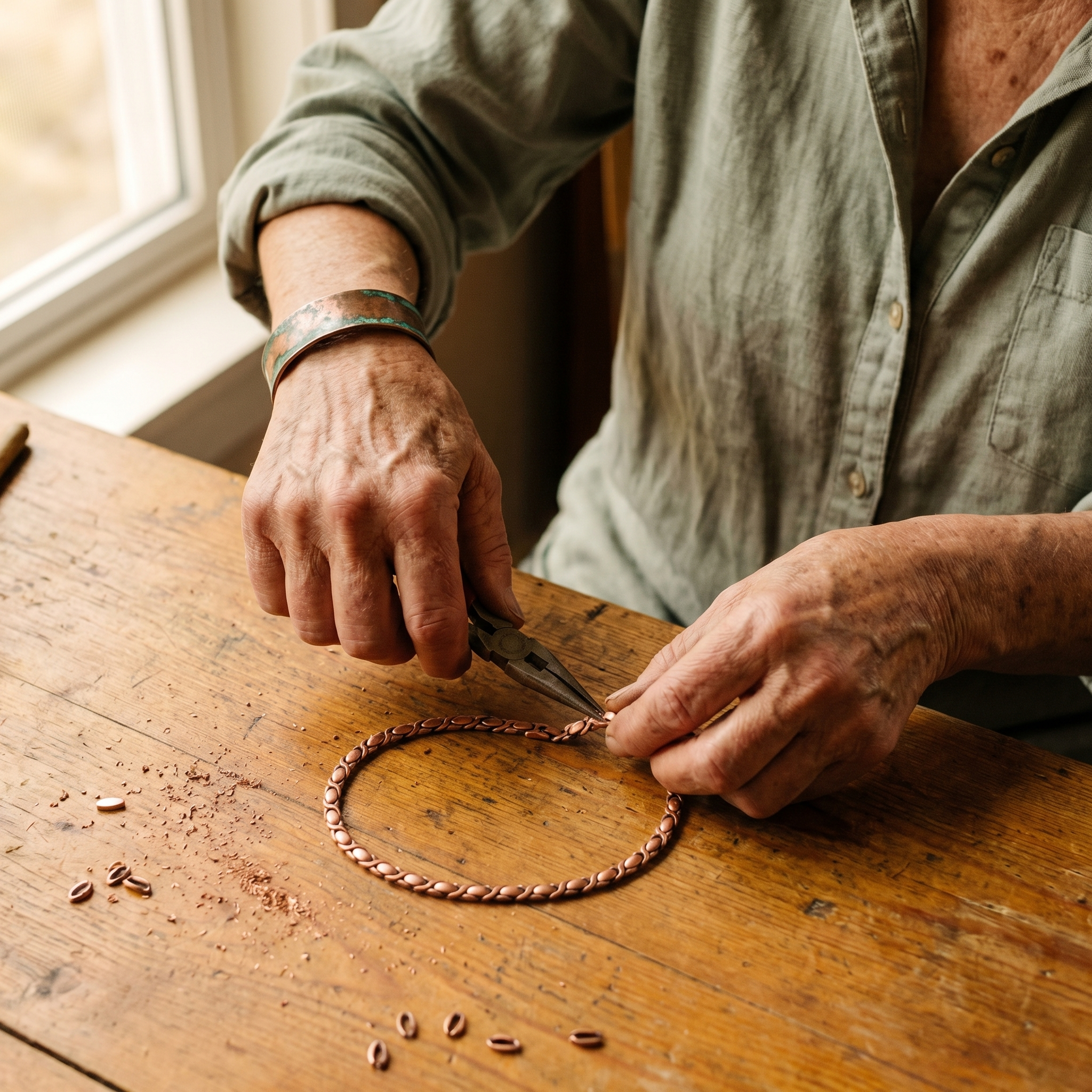 Collana in rame Cedar di Greta